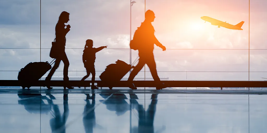 Family travel vacation